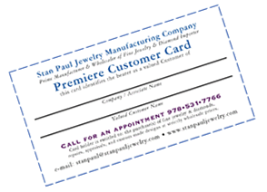 Stan Paul Premier Customer Card