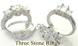 3 Stone Rings available at Stan Paul Jewelry